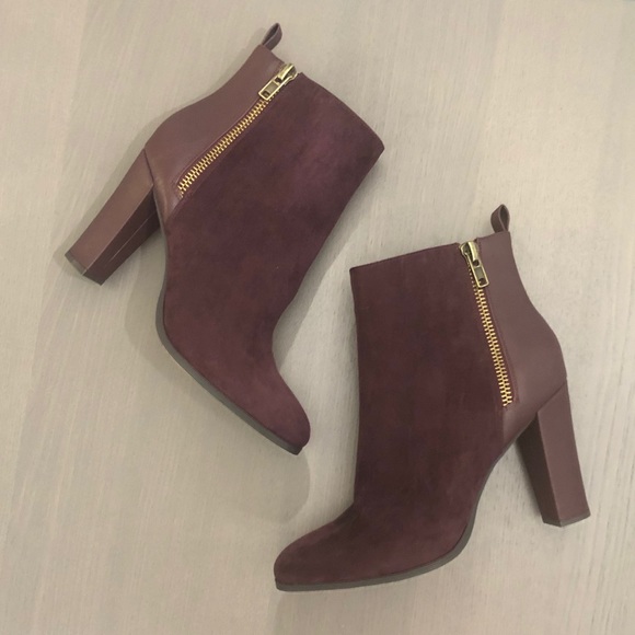 dauphine block heel bootie